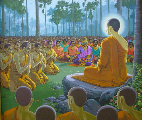 La relation Guru/disciple Buddha-and-disciples
